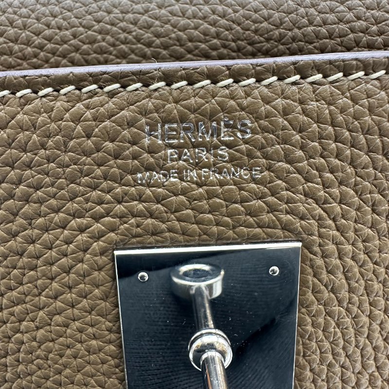 【美收精品】HERMÈS Kelly Messenger PM 茶色銀釦 B-537【隔月月中將轉賣至日本 上架期限30天】-11