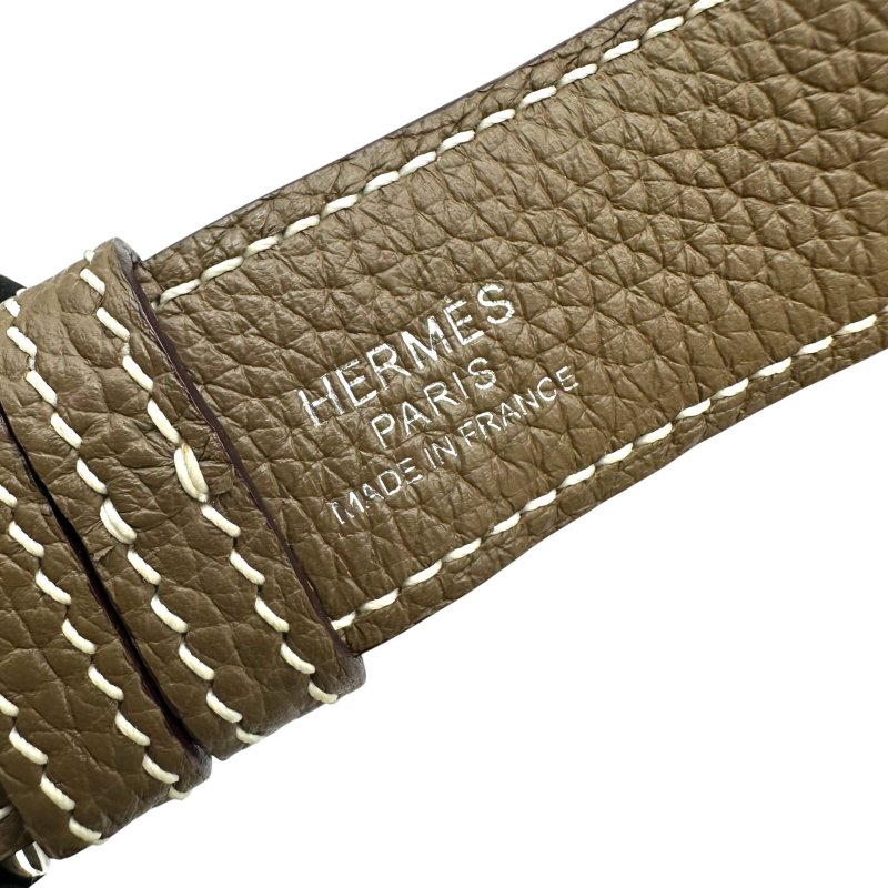【美收精品】HERMÈS Kelly Messenger PM 茶色銀釦 B-537【隔月月中將轉賣至日本 上架期限30天】-12
