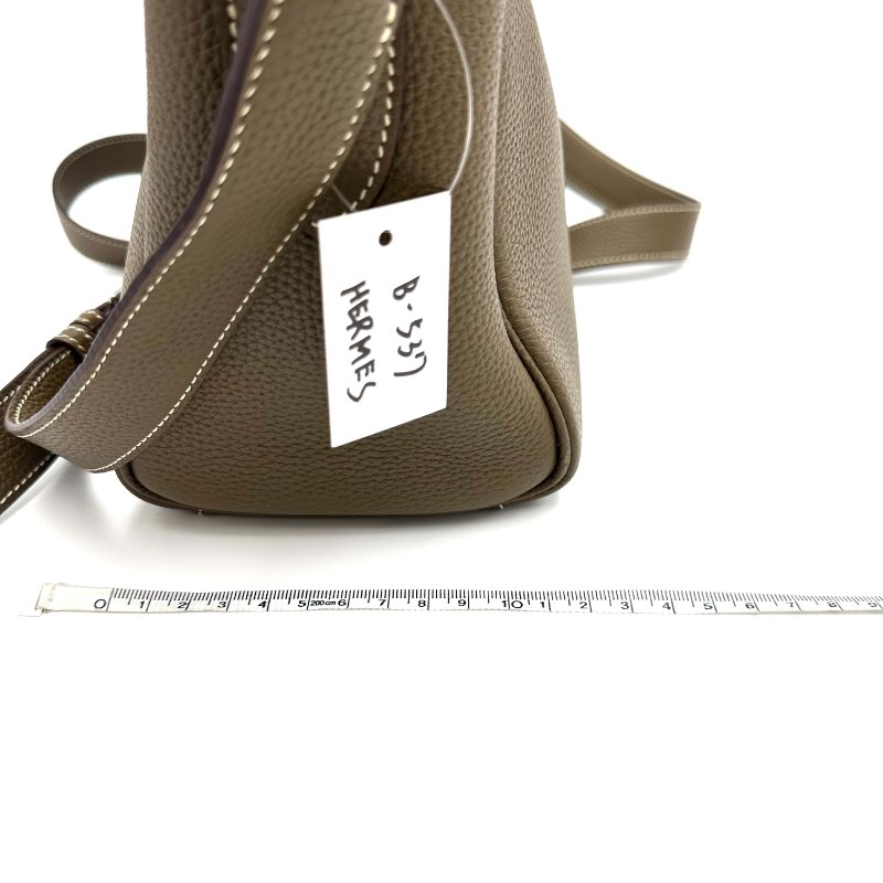 【美收精品】HERMÈS Kelly Messenger PM 茶色銀釦 B-537【隔月月中將轉賣至日本 上架期限30天】-16