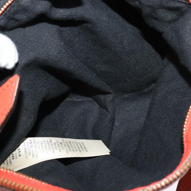 【日本直送】BURBERRY Nova 格紋手提包帆布兩用包米色橙金色正品 130859-21