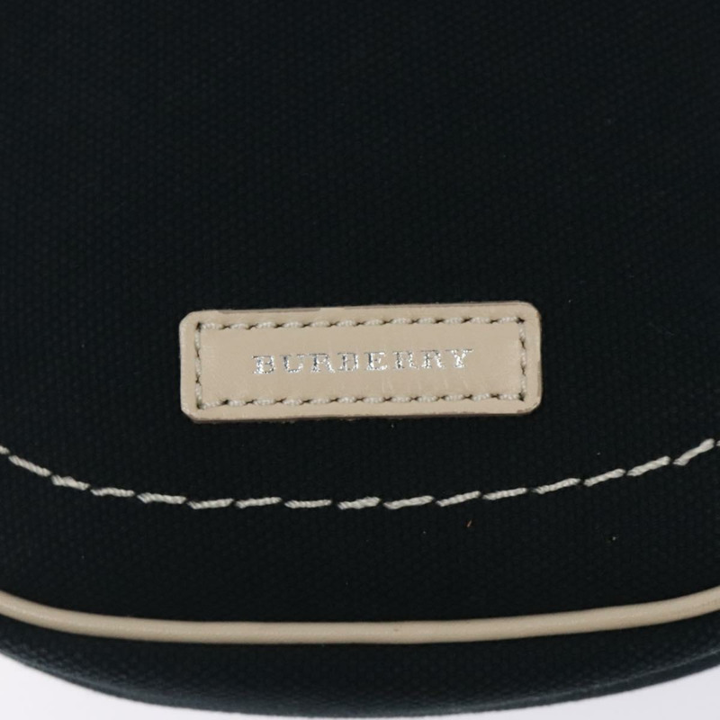 【日本直送】BURBERRY 單肩帆布包 海軍藍 銀色 正品 th6201-16
