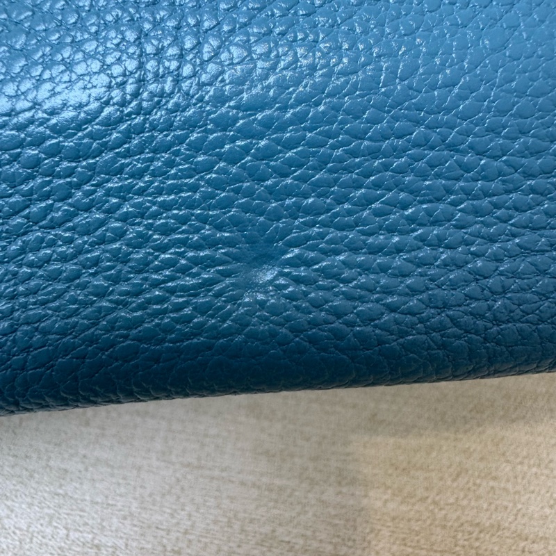 HERMÈS Béarn 牛仔藍長夾-25
