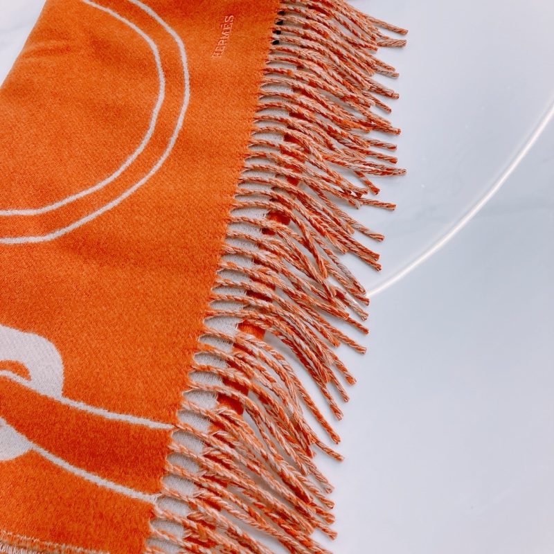 MS0288 HERMES 愛馬仕馬具圖案全羊毛頸巾METAL EQUESTRE SCARF 40 X 170CM CASHMERE-1