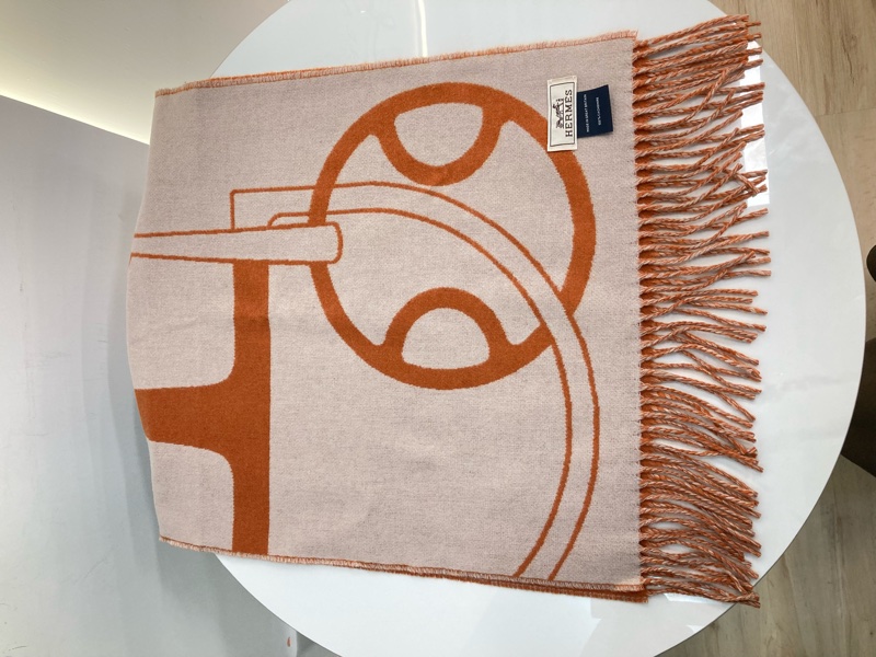MS0288 HERMES 愛馬仕馬具圖案全羊毛頸巾METAL EQUESTRE SCARF 40 X 170CM CASHMERE-14