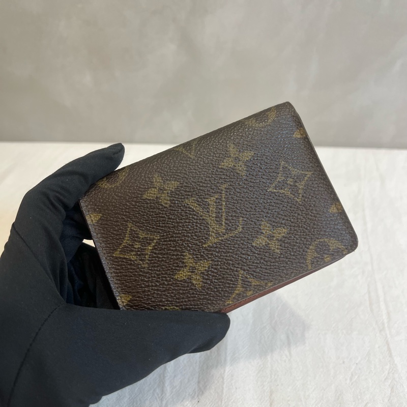 Louis Vuitton 老花帆布 卡片夾-5