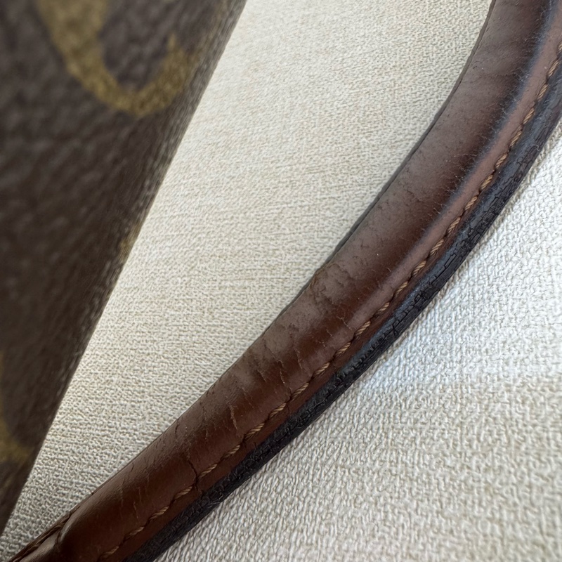 Louis Vuitton 紅皮老花 手提公事包-24