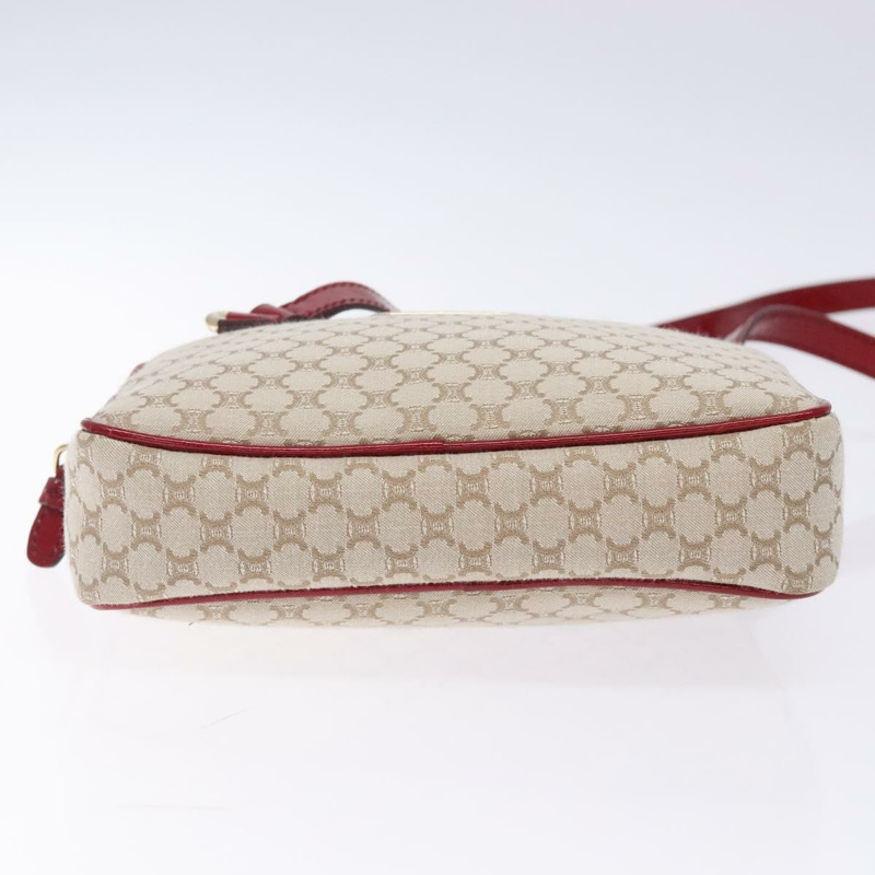 【日本直送】CELINE Macadam帆布肩背包 米色 金色 正品 gh228-4