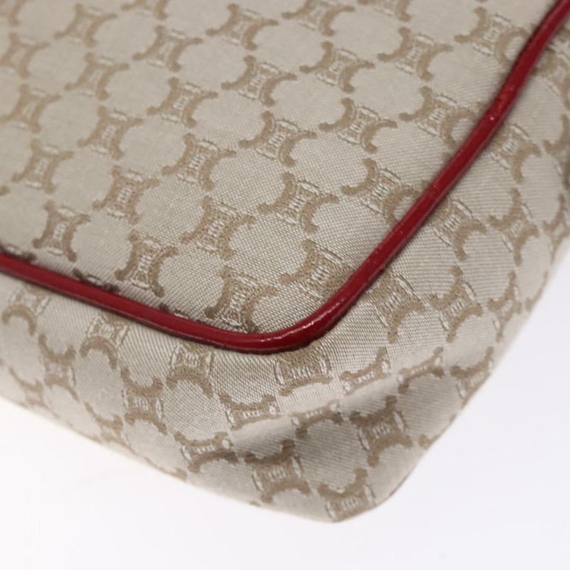 【日本直送】CELINE Macadam帆布肩背包 米色 金色 正品 gh228-14