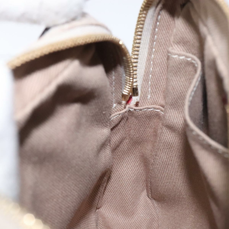 【日本直送】CELINE Macadam帆布肩背包 米色 金色 正品 gh228-19