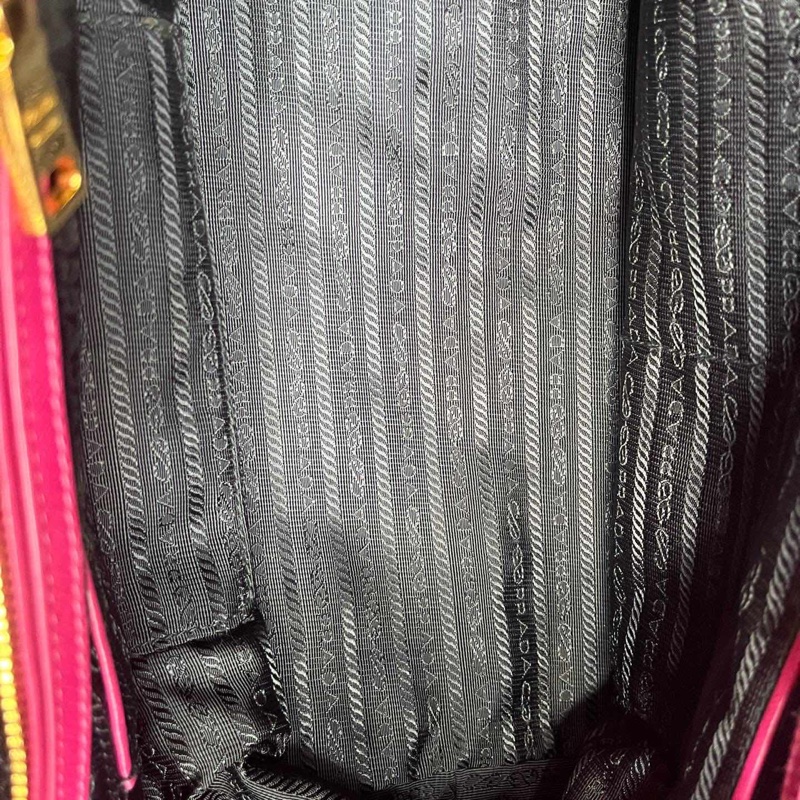 普拉達/Prada 玫粉色 降落傘 托特包 手提托特肩背包-8