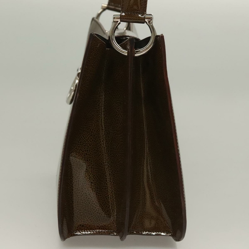 【日本直送】CELINE 漆皮單背包 卡其色 銀色 正品 ep9681-2