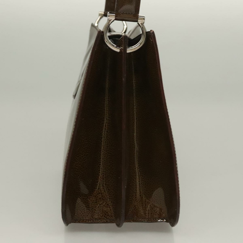 【日本直送】CELINE 漆皮單背包 卡其色 銀色 正品 ep9681-3