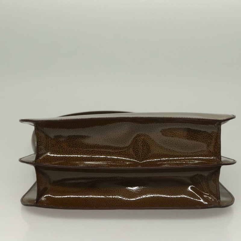 【日本直送】CELINE 漆皮單背包 卡其色 銀色 正品 ep9681-4