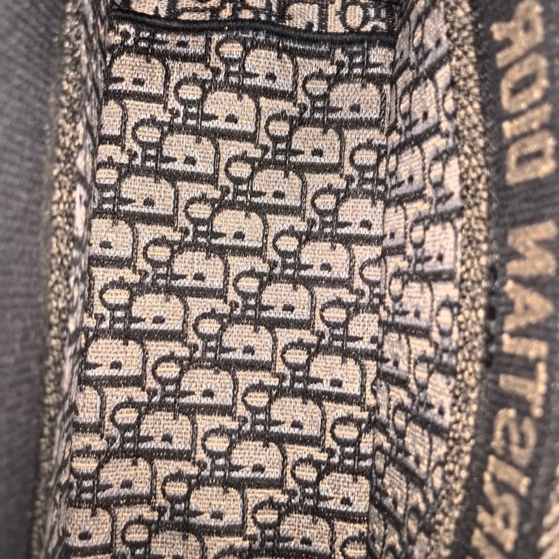 迪奧/Dior Book Tote 小號 藍色和白色 Reverse 茹伊印花刺繡 小號托特包-8