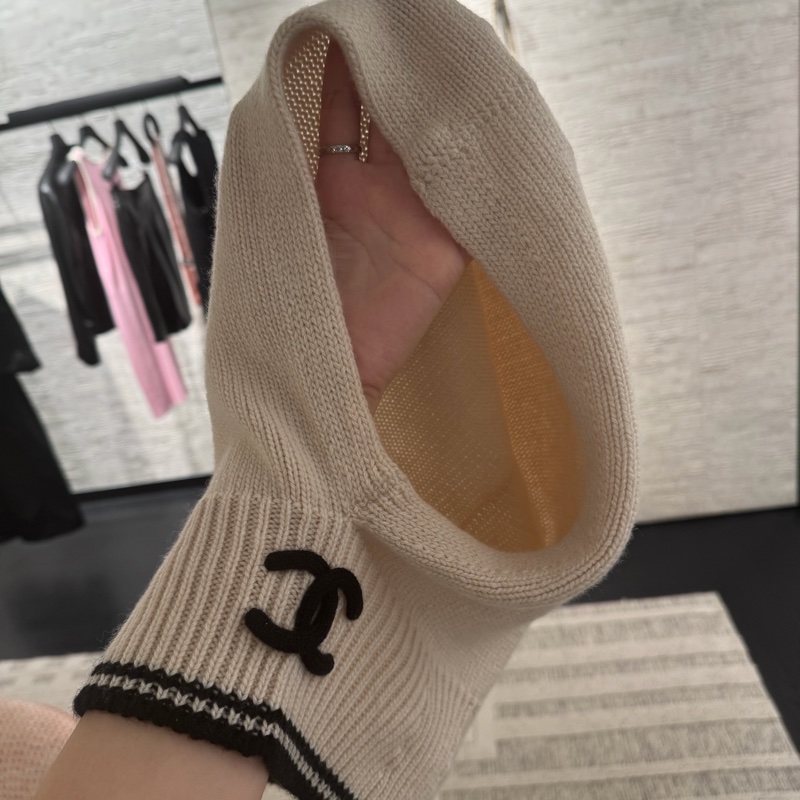 Chanel 毛帽 圍巾2合1 📨巴拉克拉帽 稀缺單品💫-5