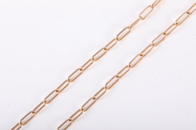 TIFFANY&CO(蒂芙尼) 18K玫瑰金 玫瑰金 Lock系列 掛鎖 彩寶 項鏈 小號 18K-3