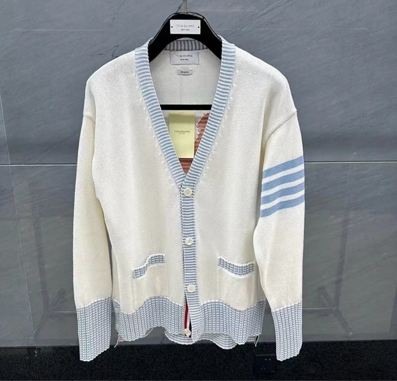 Thom Browne 男款 臘腸狗🐶  開衫 OS版 白色/灰色-0