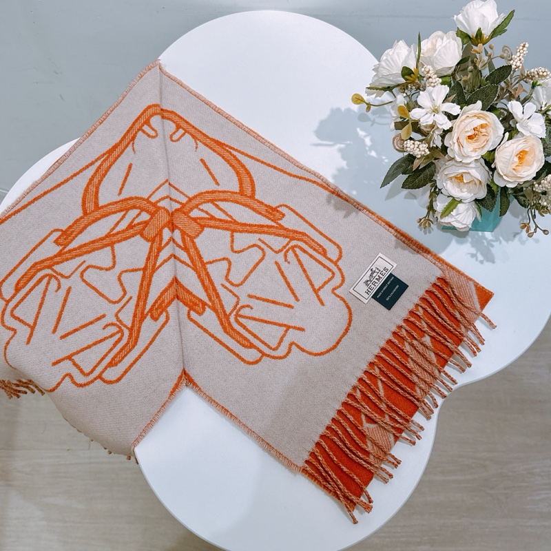 TW4367 Hermes 愛馬仕 羊絨圍巾Tete-a-Tete Equestre 25 x 170 cm Scarf-2