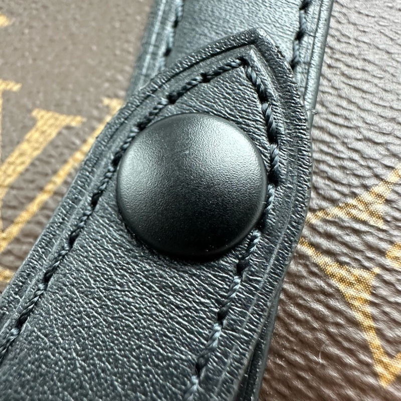 LV Christopher PM Size 老花拼皮背包 晶片款-9