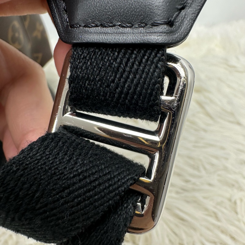 LV Christopher PM Size 老花拼皮背包 晶片款-14