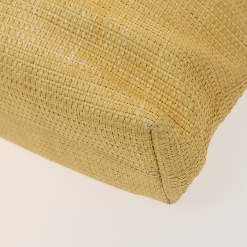 【日本直送】香奈兒托特包 拉菲草皮革 米色 棕色 金色 CC 標誌 Auth 131352-14