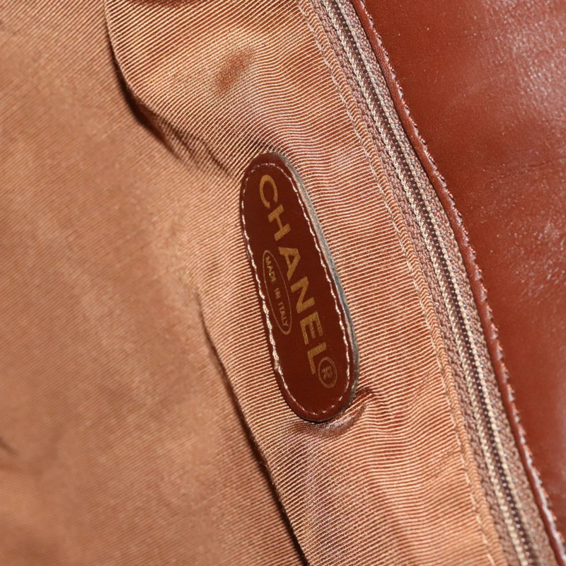 【日本直送】香奈兒托特包 拉菲草皮革 米色 棕色 金色 CC 標誌 Auth 131352-16