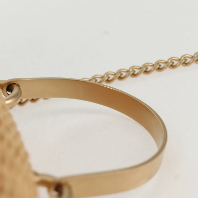 【日本直送】香奈兒藤編鏈條單肩包，米色金色雙C標誌，正品編號128491SV-13