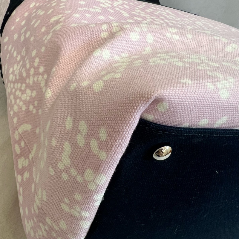 Chanel 粉色帆布托特包-8