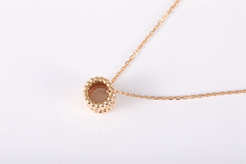 VAN CLEEF&ARPELS(梵克雅寶) Perlée Clovers 萬花筒鑲鑽項鏈 18K玫瑰金/鑽石 項鏈 玫瑰金 鑽石/18K-2