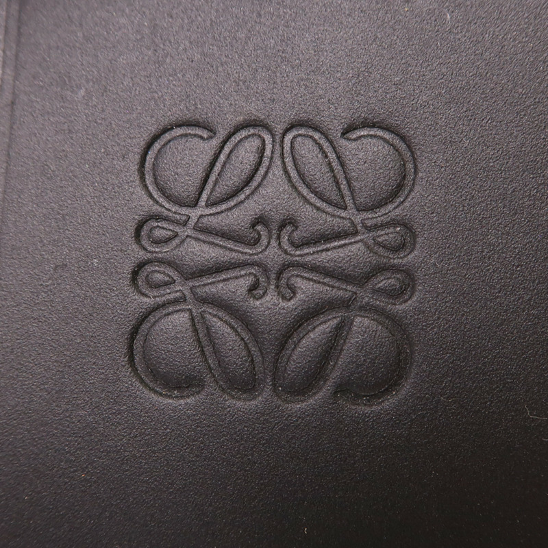 LOEWE 帆布/牛皮皮革Balloon Anagram銀扣手挽肩背兩用袋-5