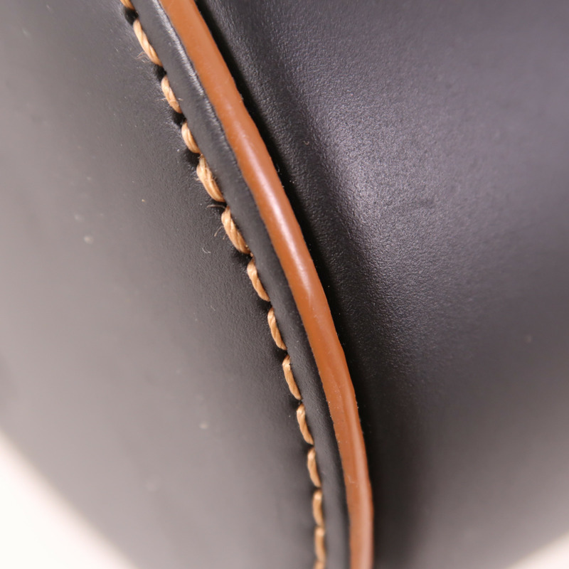 LOEWE 帆布/牛皮皮革Balloon Anagram銀扣手挽肩背兩用袋-10