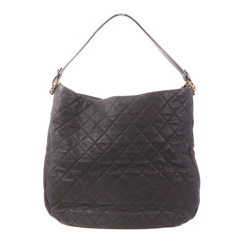 CHANEL 牛皮皮革Shoulder Bag金扣手挽肩背兩用袋-1