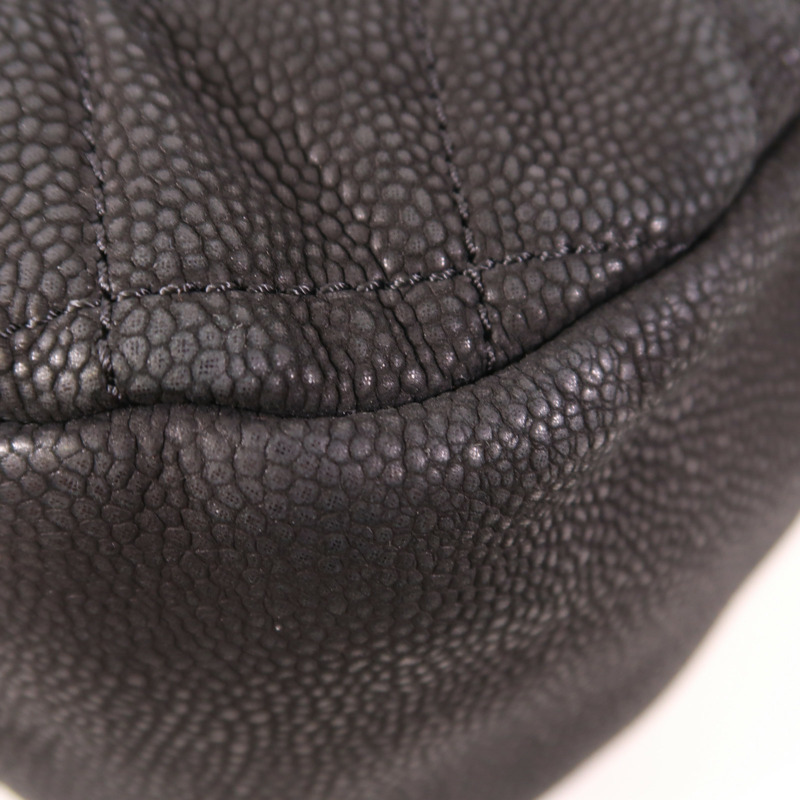 CHANEL 牛皮皮革Shoulder Bag金扣手挽肩背兩用袋-12