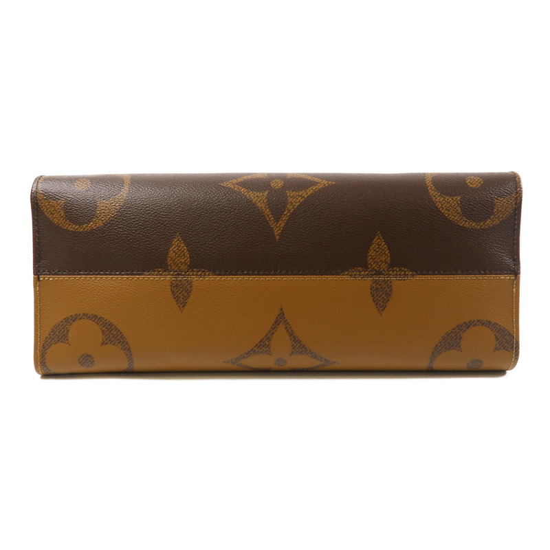 LOUIS VUITTON Monogram Giant On The Go MM金扣手挽肩背兩用袋-3