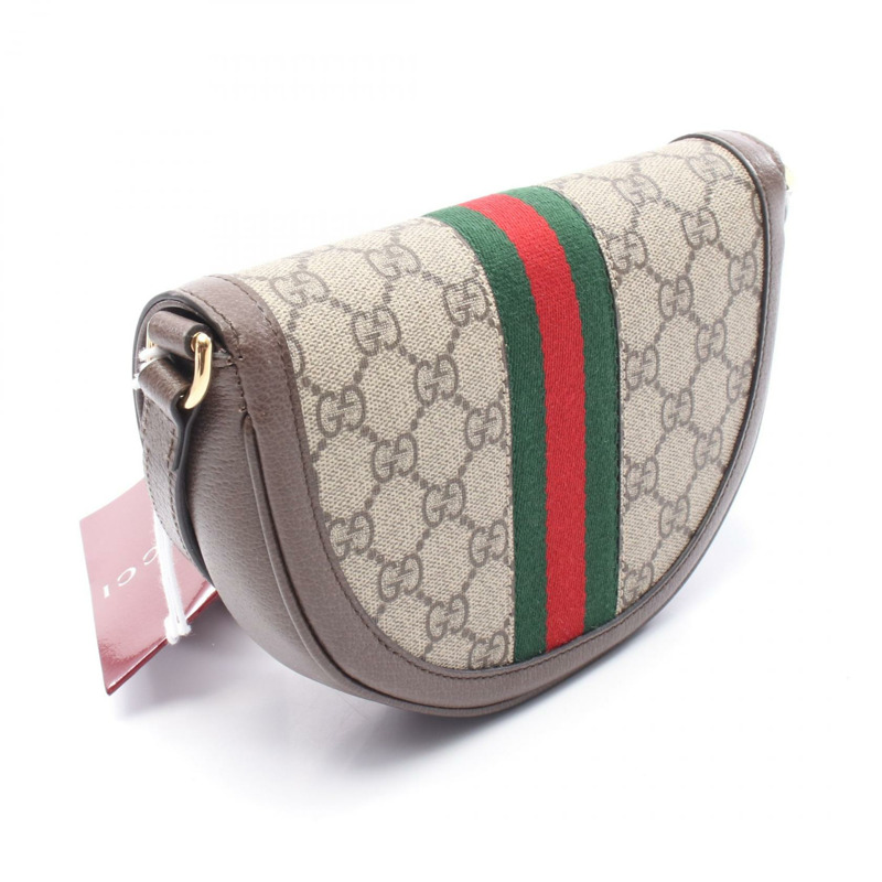 GUCCI Ophidia GG Supreme 單肩包 75730996IWG8745 PVC 塗層帆布皮革米棕色新款女款-1