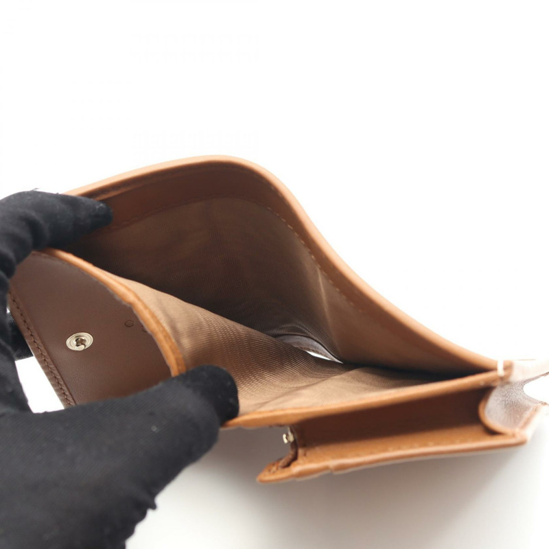 GUCCI 馬銜扣 1955 GG Supreme 雙折皮夾 621887FAD6L9758 皮革 PVC 烏木色-4