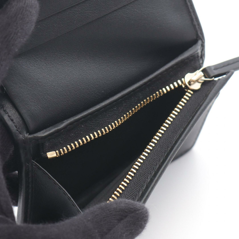 GUCCI 馬銜扣 1955 GG Supreme 雙折錢包 621887FAD6L9741 皮革 PVC 米色-3