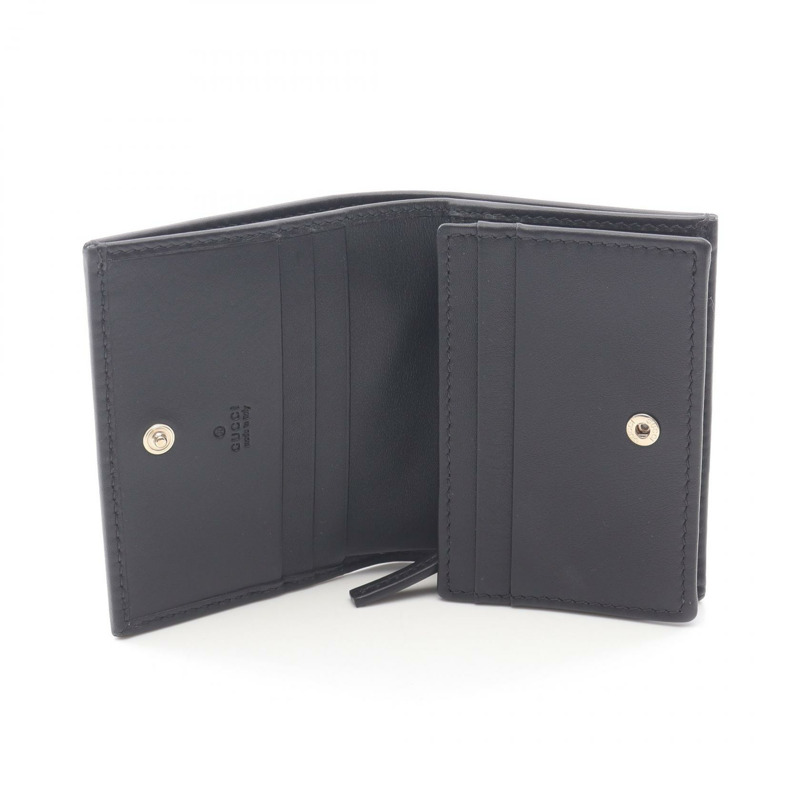 GUCCI 馬銜扣 1955 GG Supreme 雙折錢包 621887FAD6L9741 皮革 PVC-2