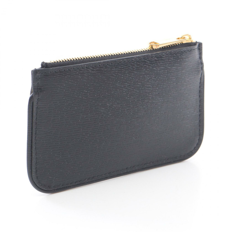 GUCCI 黑色皮革零錢包 7901020OP0N1000-1