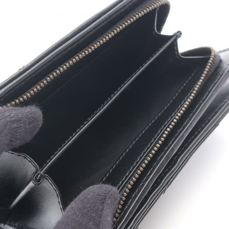 GUCCI 雙 G 折疊皮夾 781583DTDHT1000 皮革 黑色 全新 女款-3