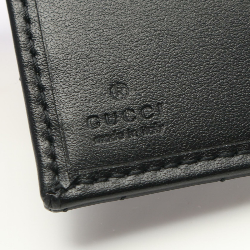 GUCCI 雙 G 折疊皮夾 781583DTDHT1000 皮革 黑色 全新 女款-4