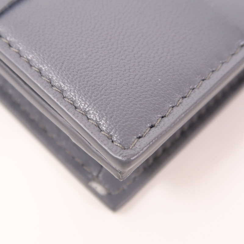 BOTTEGA VENETA 羊皮皮革Card Case金扣卡片套-7