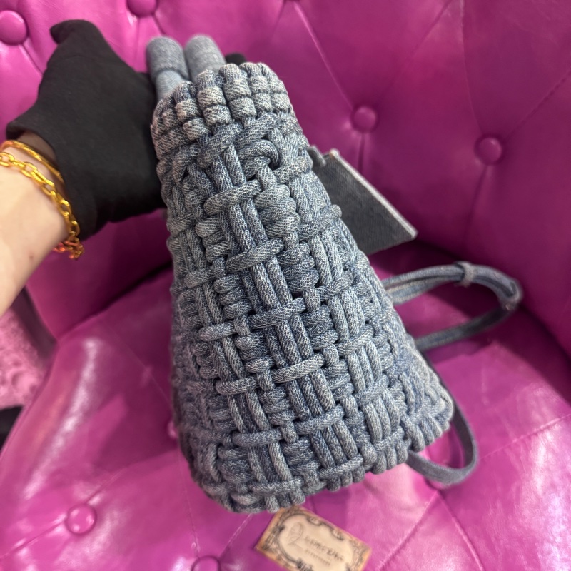 Balenciaga 巴黎世家牛仔菜籃包/斜背包/王吉娜古董精品-3