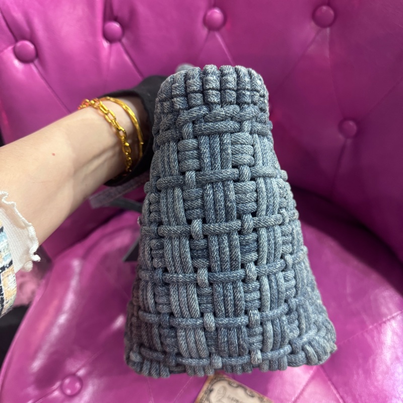 Balenciaga 巴黎世家牛仔菜籃包/斜背包/王吉娜古董精品-5