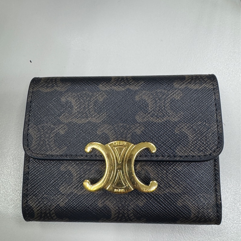 CELINE三折皮夾-6