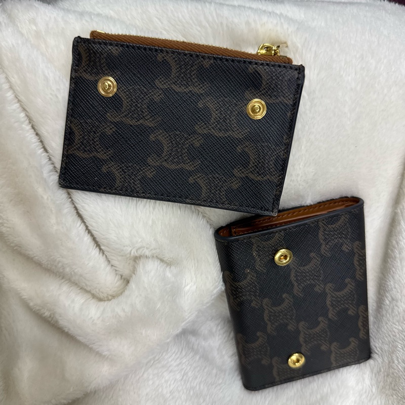 CELINE三折皮夾-5