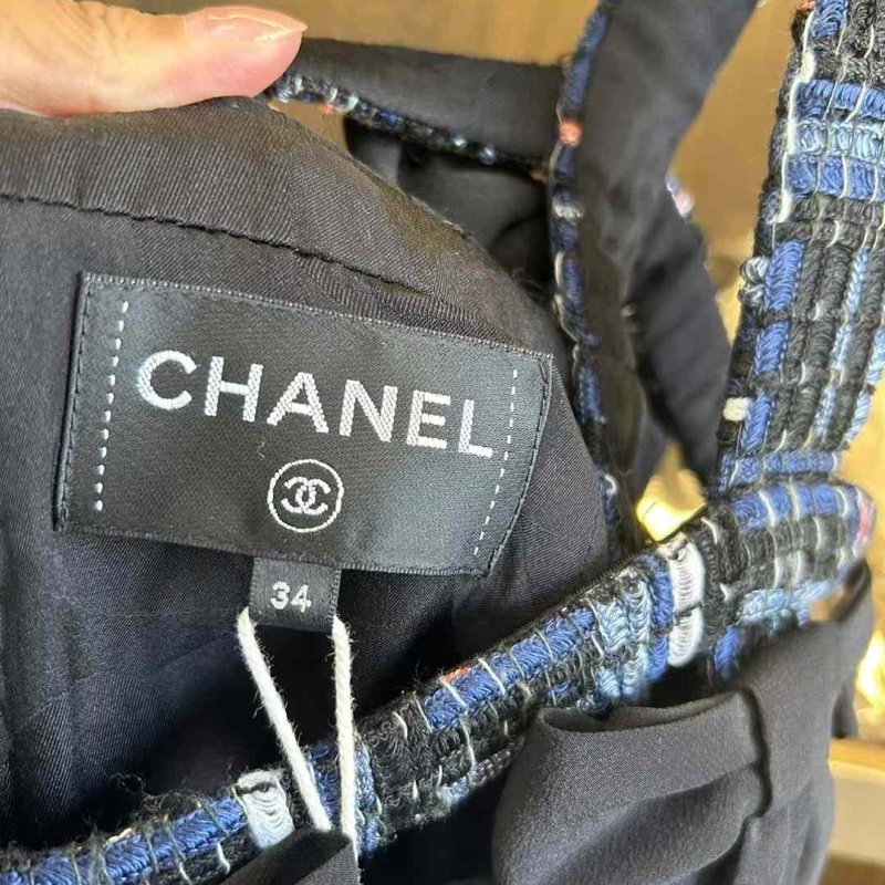 Chanel 21S連身裙 34號 非常新 原價30幾萬 誠可議-6