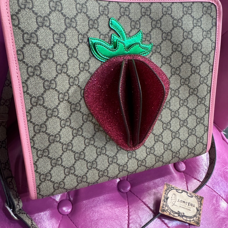 Gucci草莓🍓包/超可愛/王吉娜古董精品-3