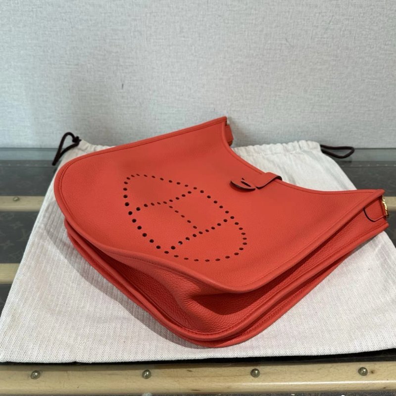 HERMES 金扣伊芙琳29肩背斜背包 29*30*9 99新 配件塵袋-4