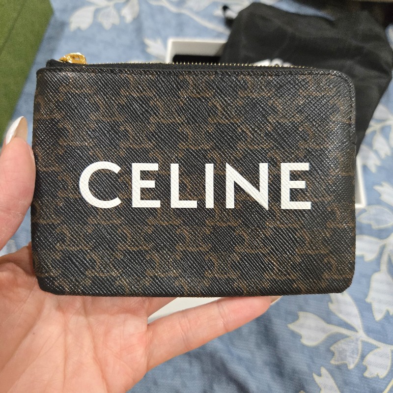 Celine 大LoGo老花零錢包-2